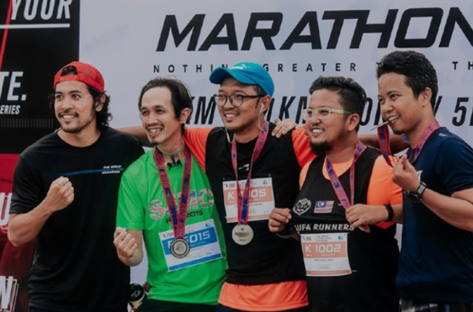The Great Malaysia Marathon Johor Bahru 2021 social media content by Vybe Media